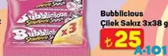 BUBBLİCİOUS ÇİLEK SAKIZ 3X38 G